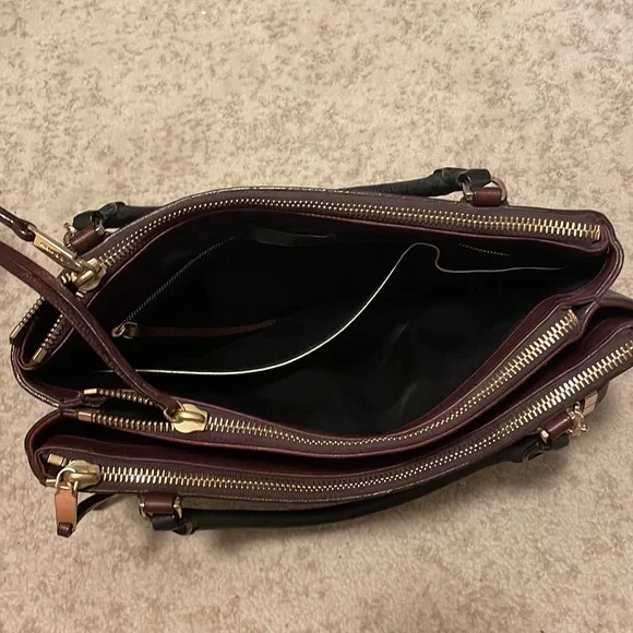 Coach burgundy Borough Bag - Picture 6 of 9